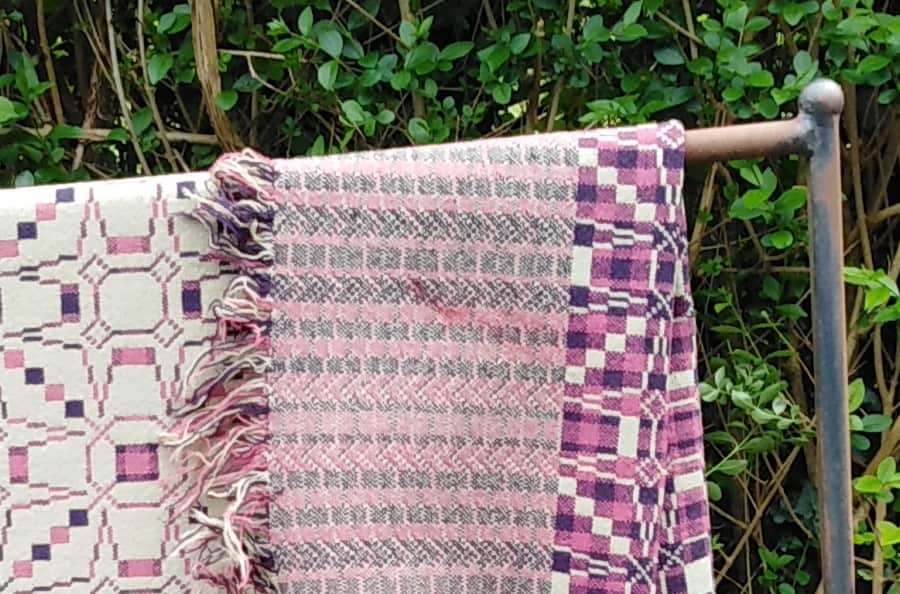 Hannah Jones Antique Narrow Loom Welsh Tapestry Reversible Blank